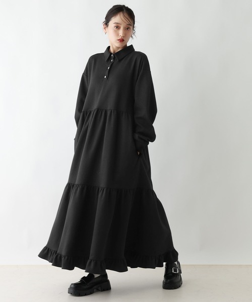 RAGEBLUE（レイジブルー） ワンピース ポンチティアードワンピース