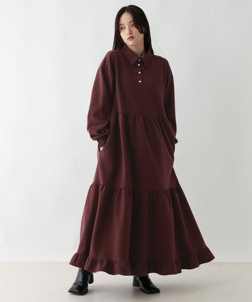 RAGEBLUE（レイジブルー） ワンピース ポンチティアードワンピース