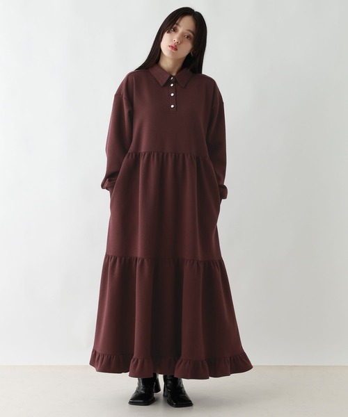 RAGEBLUE（レイジブルー） ワンピース ポンチティアードワンピース