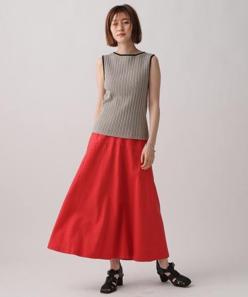 「A part by」 フレアスカート FREE ライトベージュ レディース_画像3