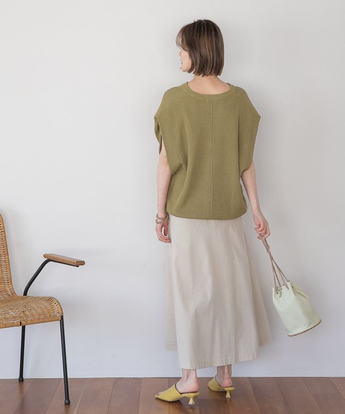 「A part by」 フレアスカート FREE ライトベージュ レディース_画像5