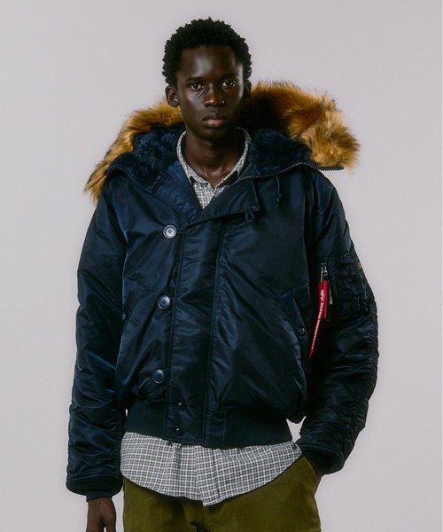 ALPHA | アルファ N-3A ミリタリーコート ブラック サイズ：S Alpha Industries（アルファ・インダストリーズ） ミリタリー