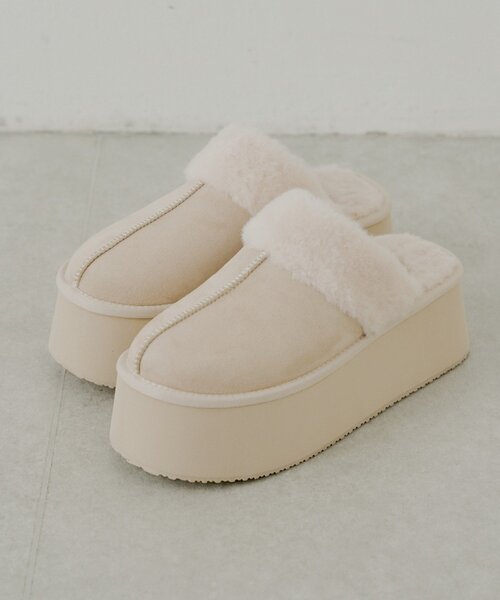 チコ　chico 2way厚底ムートンサボ Chico（チコ） シューズ 2way厚底ムートンサボ レディース : ZOZOTOWN