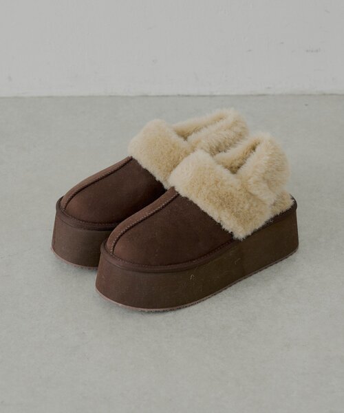 Chico（チコ） シューズ 2way厚底ムートンサボ レディース : ZOZOTOWN