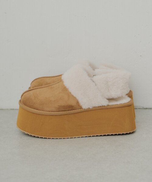 Chico（チコ） シューズ 2way厚底ムートンサボ レディース : ZOZOTOWN