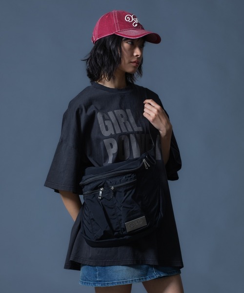 X-girl（エックスガール） キャップ 帽子 レディース BICOLOR STITCH