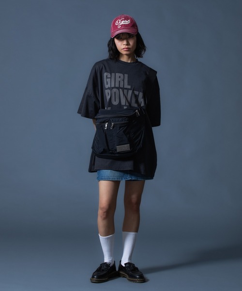 X-girl（エックスガール） キャップ 帽子 BICOLOR STITCH FADED 6PANEL