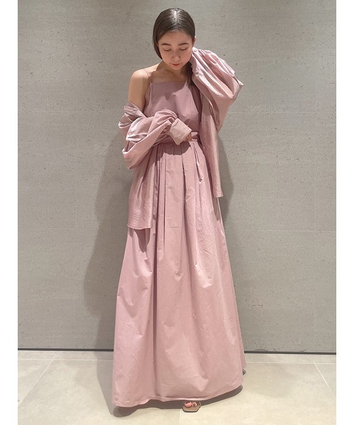 SNIDEL（スナイデル） キャミソールワンピース 1 ピンク レディース