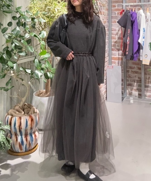 STYLEMIXER（スタイルミキサー） ワンピース ショルダータックフォルム