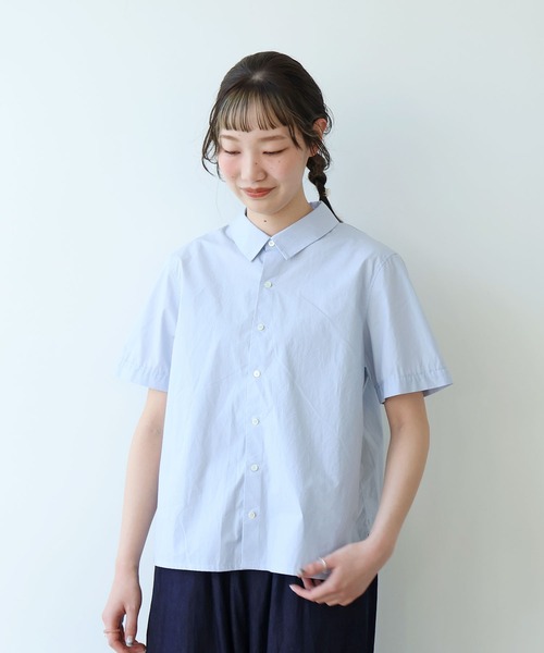 bulle de savon（ビュルデサボン） ブラウス シャツ オーガニック 