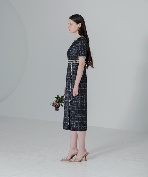 「Leja」 半袖ワンピース MEDIUM ダークグレー レディースの画像