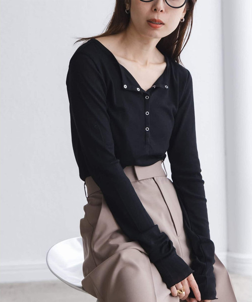 NOBLE（ノーブル） tシャツ 「26SS先行」シアーテレコヘンリーネック