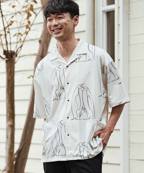 シャツ mhs2471- ペンギン アロハシャツ-KOKAGE(262-1214-02) メンズ
