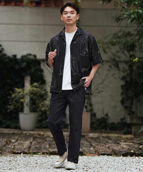 シャツ mhs2471- ペンギン アロハシャツ-KOKAGE(262-1214-02) メンズ