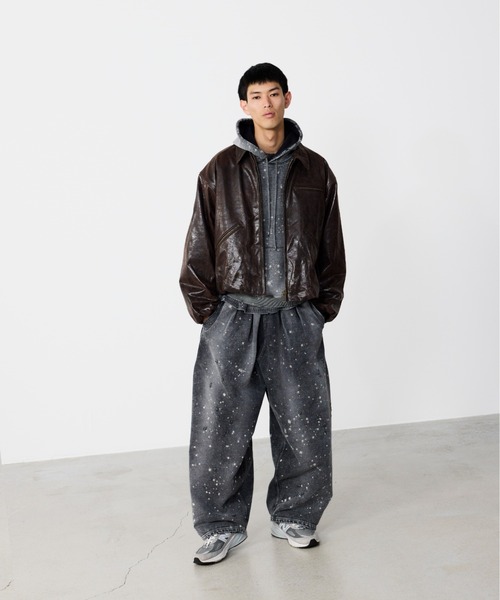 BEAMS（ビームス） スウェットパンツ ジャージ ワイドストレート
