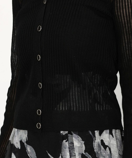 「MISCH MASCH」 カーディガン MEDIUM モカ レディース_画像2