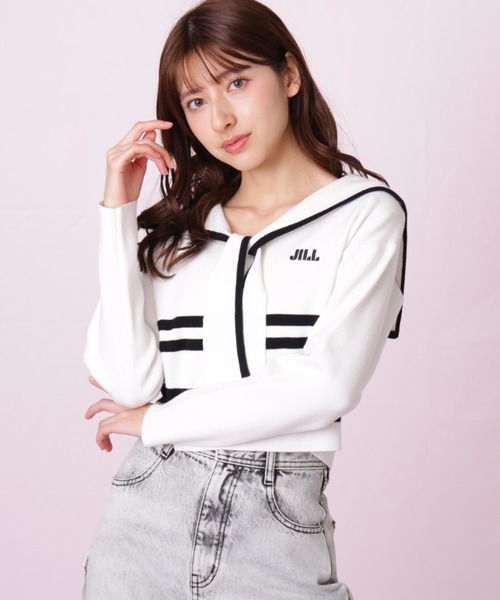 【新品】JILLSTUART セーター ベージュショート丈 JILL by JILL STUART（ジルバイジルスチュアート） ニット セーター