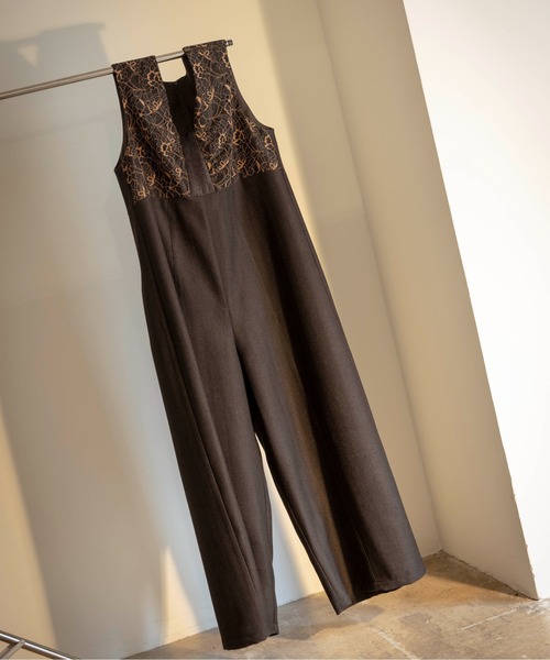 「Eimee Law」 オールインワン 38 チャコールグレー レディース_画像3