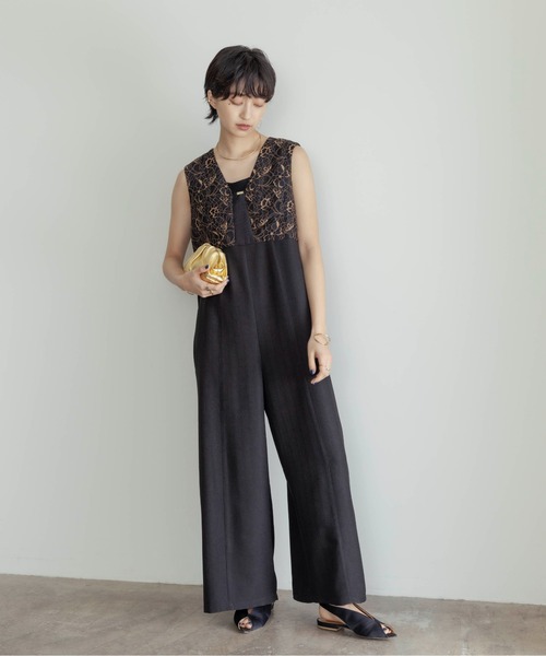 「Eimee Law」 オールインワン 38 チャコールグレー レディース_画像4