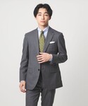 フォーマル シャツ 長袖 コットン ソリッド ...の詳細画像1