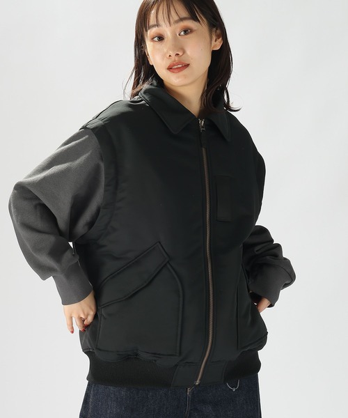 niko and…（ニコアンド） ブルゾン FREE ブラック レディース