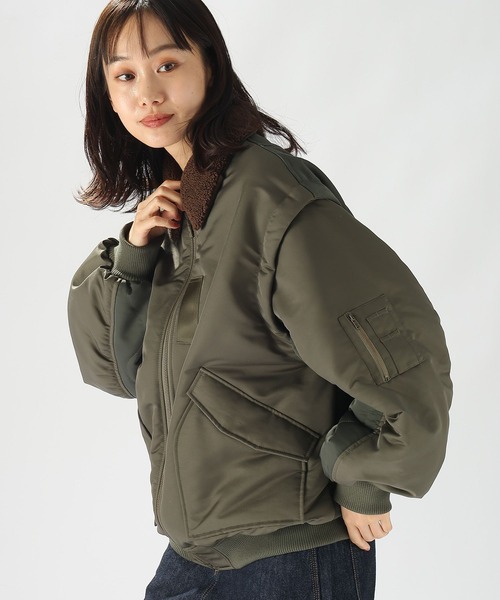 niko and…（ニコアンド） ブルゾン FREE ブラック レディース