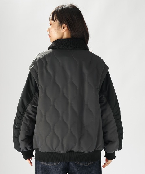 niko and…（ニコアンド） ブルゾン FREE ブラック レディース