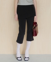 GIUNON パンツ layerd frill capri pants / レイヤードフリルカプリ