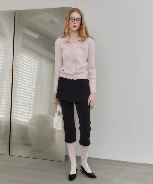 GIUNON レイヤードフリルカプリパンツ GIUNON パンツ layerd frill capri pants / レイヤードフリルカプリ