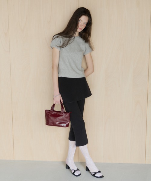 パンツ layerd frill capri pants / レイヤードフリルカプリパンツ レディースの画像