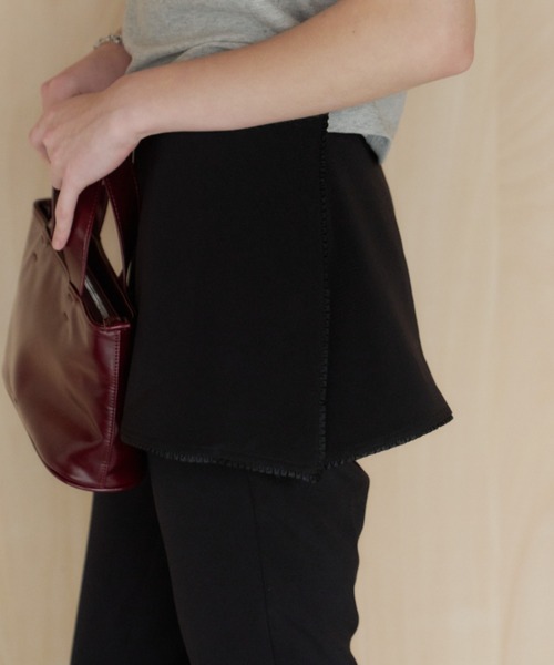 パンツ layerd frill capri pants / レイヤードフリルカプリパンツ レディースの画像
