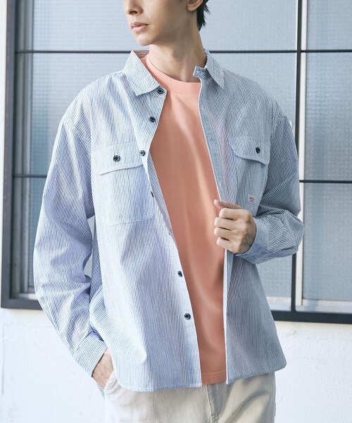 【MASTER ＆ Co.】別注ワークシャツ シャツ SMITH'S（スミス）別注ロングスリーブワークシャツ メンズ