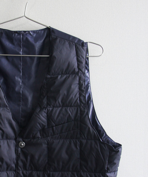 「TAION」 ダウンベスト S ブラック メンズ_画像2