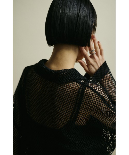 「STYLEMIXER」 長袖ブラウス FREE ブラック レディース_画像4