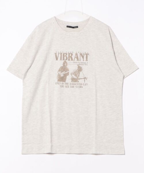 「Heather」 半袖Tシャツ FREE オートミール レディース_画像2
