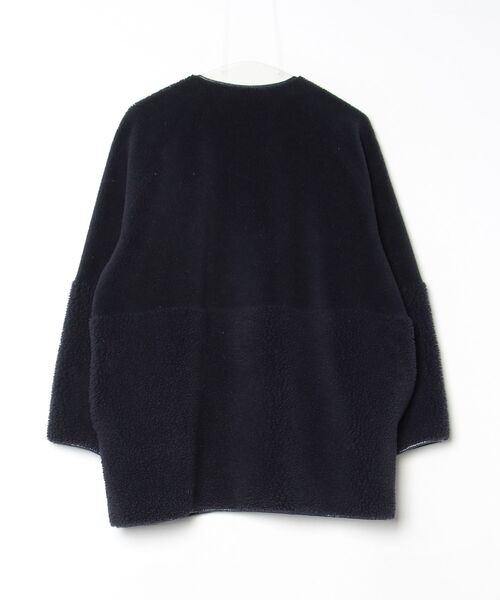 BEAUTY＆YOUTH UNITED ARROWS ノーカラーコート FREE ネイビー