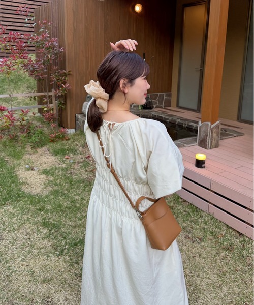 ワンピース 2-way ｗaist gathered onepiece/2wayウエストギャザーワンピースの画像