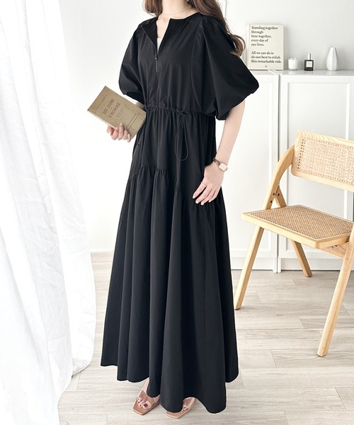 「classicalelf」 半袖ワンピース X-LARGE ベージュ レディース_画像8