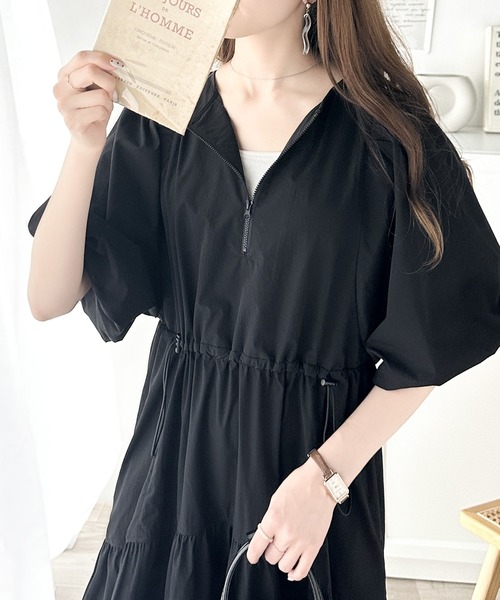 「classicalelf」 半袖ワンピース X-LARGE ベージュ レディース_画像9