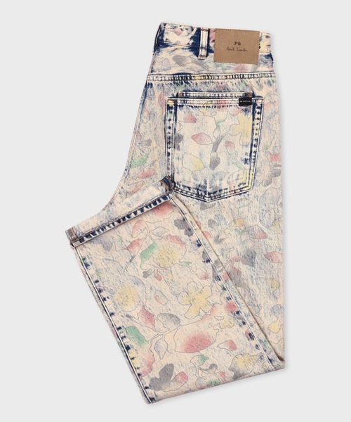PS Paul Smith ジーンズ Bleach Denim Floral” / 162100 750Z メンズ 