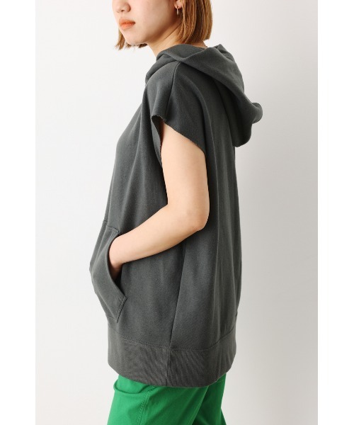 「RODEO CROWNS WIDE BOWL」 プルオーバーパーカー FREE ダークグリーン レディース_画像3