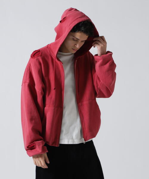 GEN_DAI（ゲンダイ） パーカー GEN_DAI/ゲンダイ/DAMEGE ZIP HOODIE