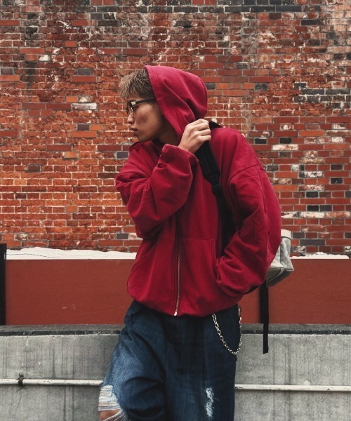 GEN_DAI（ゲンダイ） パーカー GEN_DAI/ゲンダイ/DAMEGE ZIP HOODIE