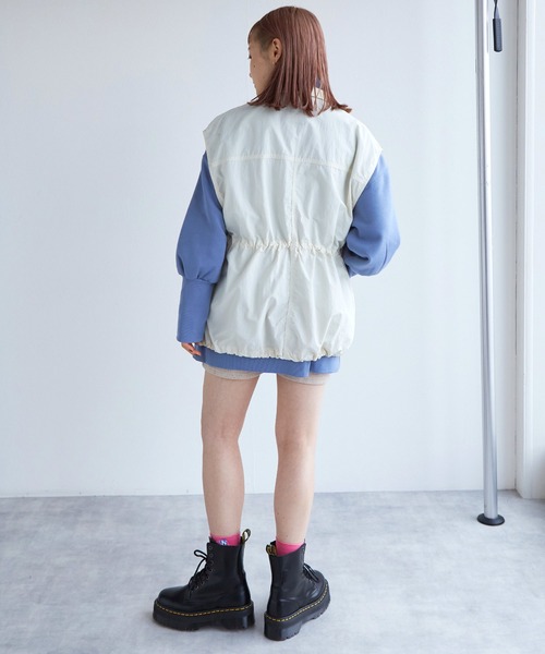 「w closet」 ベスト FREE アイボリー レディース_画像2