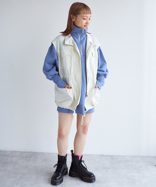 「w closet」 ベスト FREE アイボリー レディース_画像3