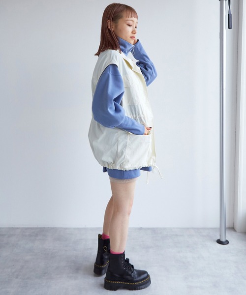 「w closet」 ベスト FREE アイボリー レディース_画像4