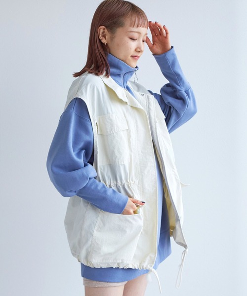 「w closet」 ベスト FREE アイボリー レディース_画像8