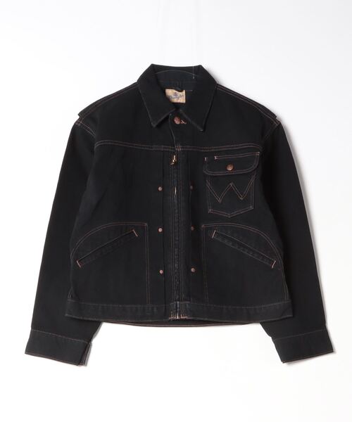 ラングラー　ブラックデニムジャケット Wrangler ラングラー ブラックデニムジャケット メンズXXL 古着 G