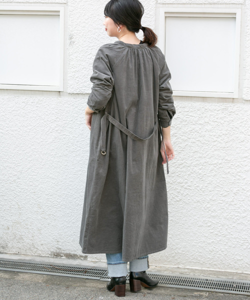 「KBF+」 長袖ワンピース ONE パープル レディース_画像2