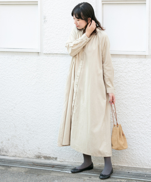 「KBF+」 長袖ワンピース ONE パープル レディース_画像9